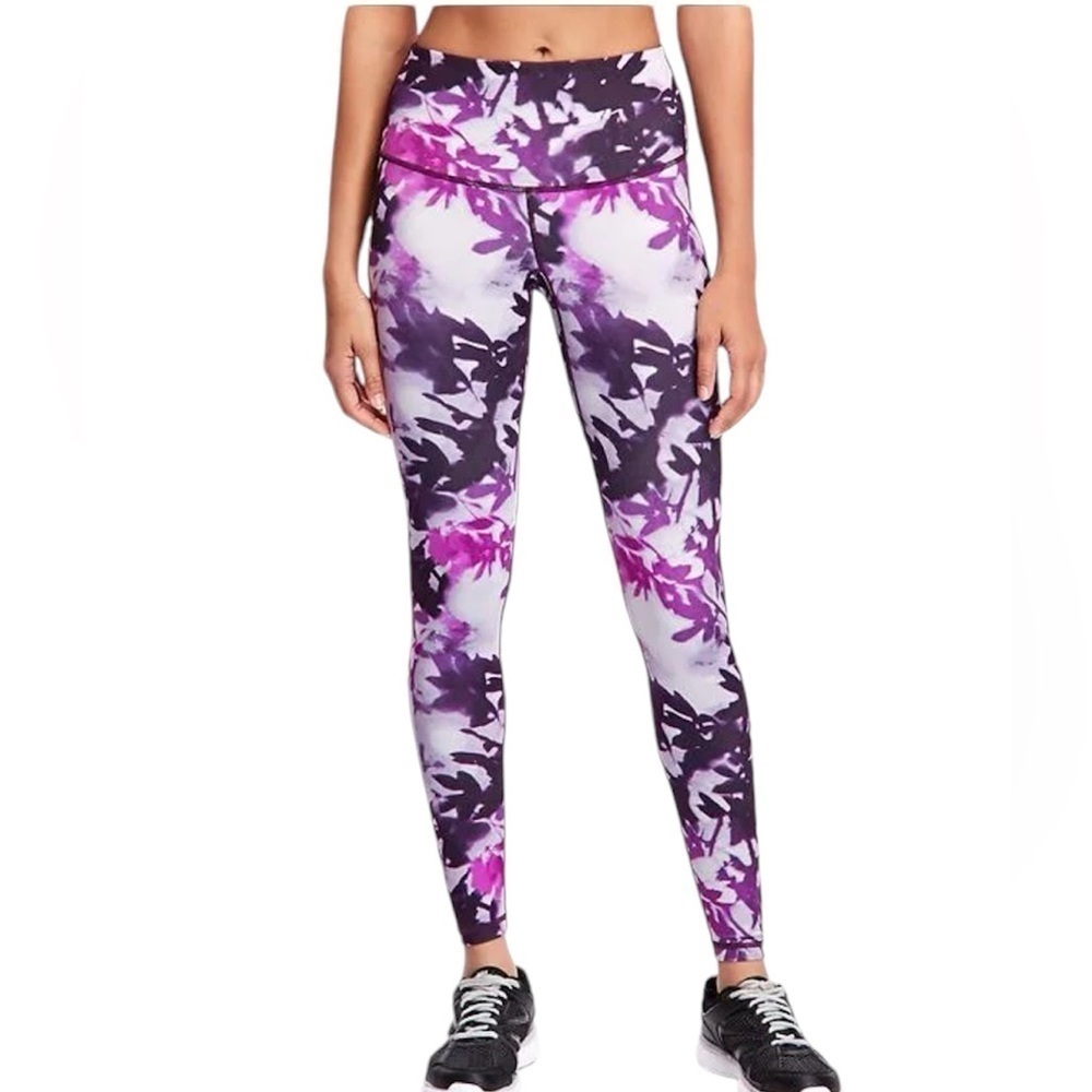 Old Navy Activewear Size XS Purple High-Waisted Leggings